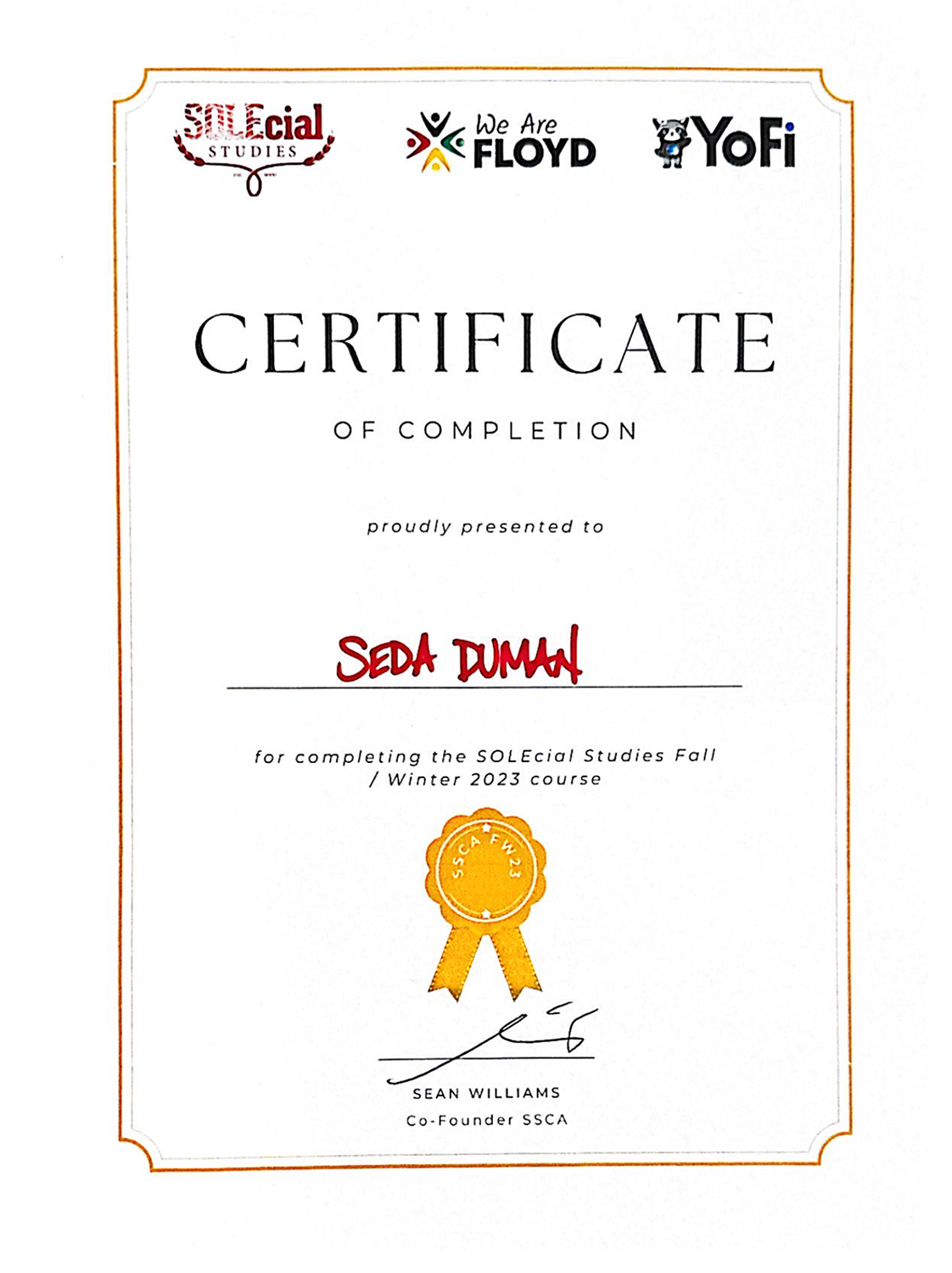 certification
